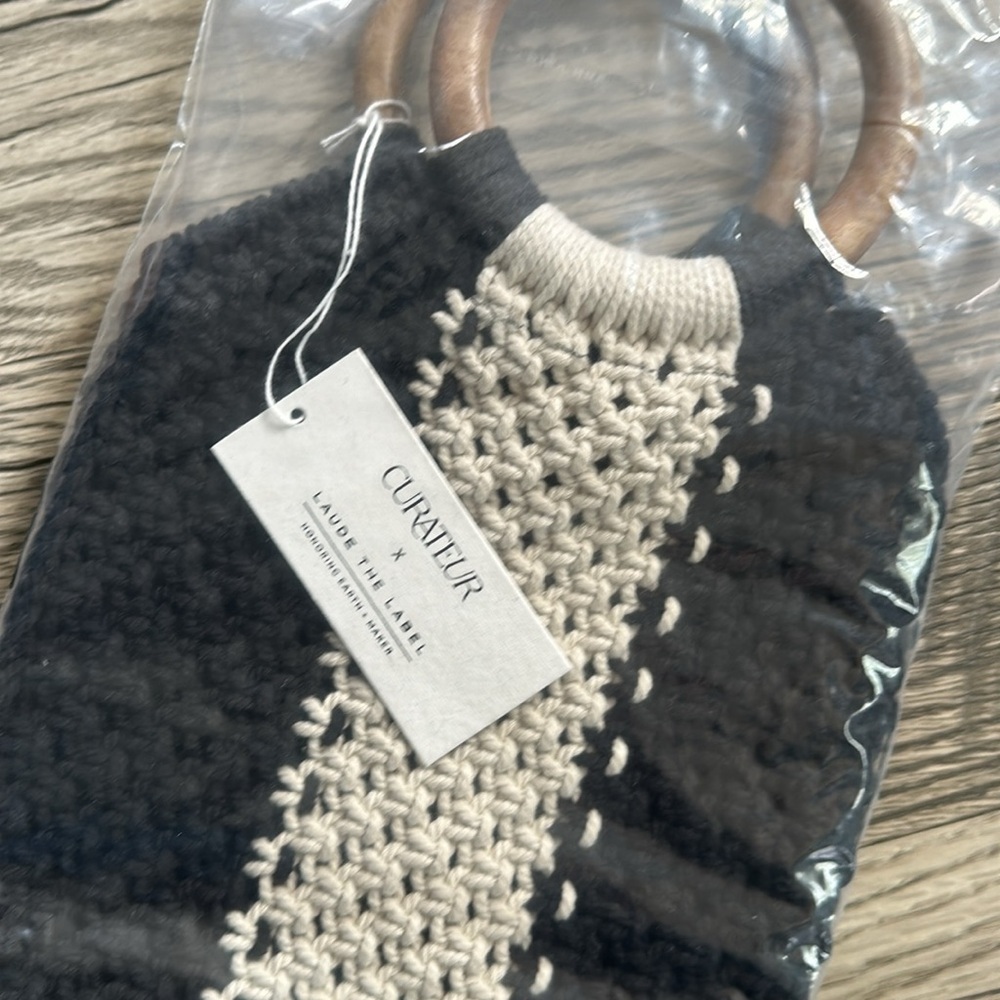 Laude The Label Nwt Gabby Macram Purse Hand Bag — image 4 of 8